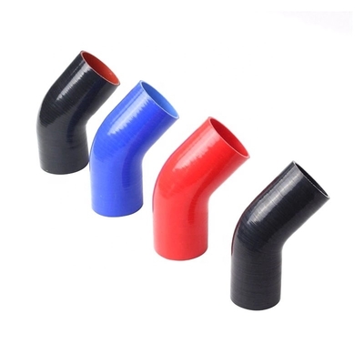 Engineering Machinery Processing Service Moulding 3&quot; 76mm Black Red Blue Silicone Hose