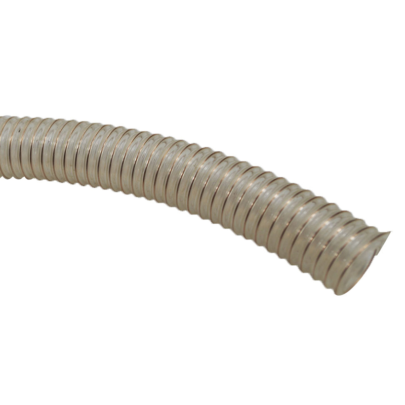Bronze Wire Reinforced TPU Ducting 0.6mm Flexible Duct Hose for Engineering Machinery