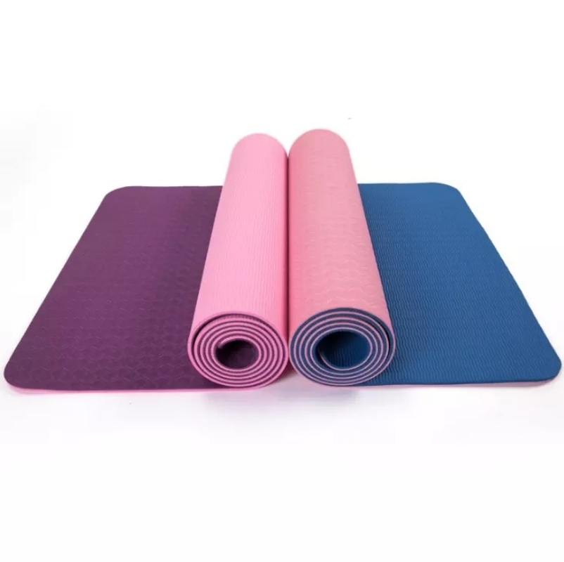 Custom Printed Design Non-toxic Natural Rubber Yoga Mat for Sports Professionals